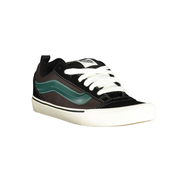 VANS Ανδρικά Sneakers Knu Skool Μαύρα με πράσινες λεπτομέρειες