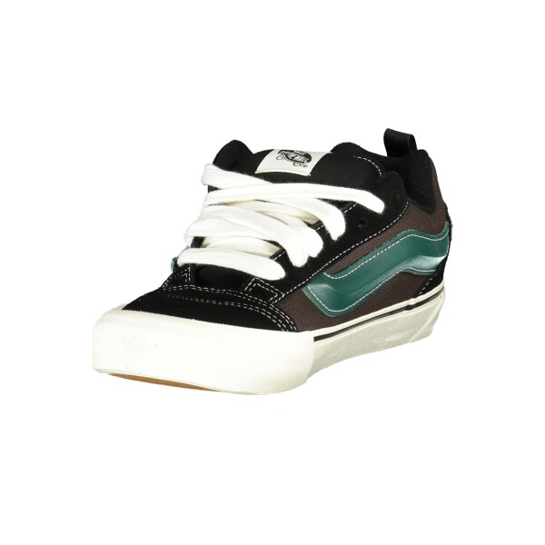 VANS Ανδρικά Sneakers Knu Skool Μαύρα με πράσινες λεπτομέρειες