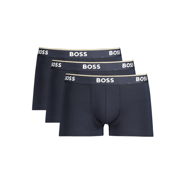BOSS Ανδρικά Μπλε Μποξεράκια με λογότυπο