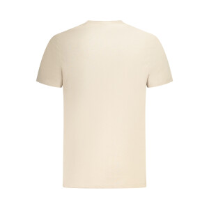 NORWAY 1963 Ανδρικό Μπεζ T-shirt με στρογγυλή λαιμόκοψη
