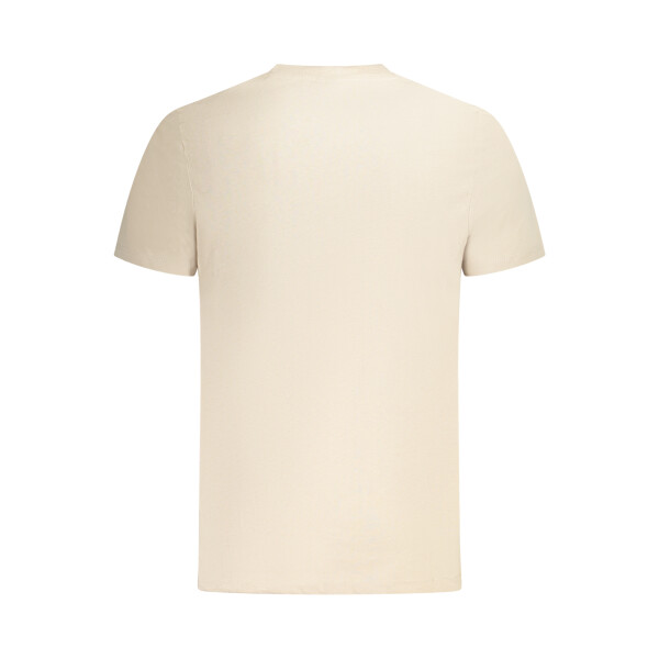 NORWAY 1963 Ανδρικό Μπεζ T-shirt με στρογγυλή λαιμόκοψη