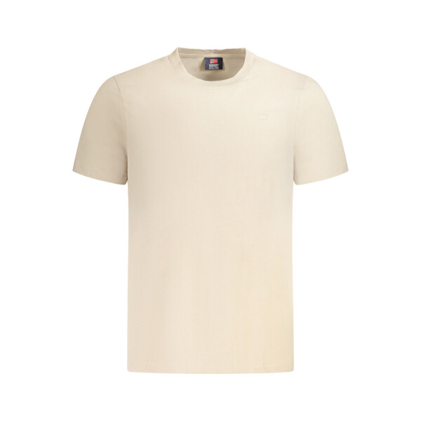 NORWAY 1963 Ανδρικό Μπεζ T-shirt με στρογγυλή λαιμόκοψη