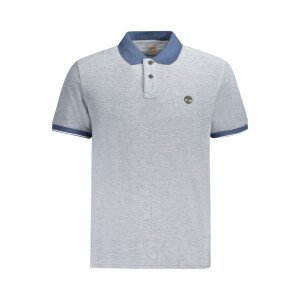 Timberland Ανδρική Μπλε Polo Μπλούζα με κοντά μανίκια και κεντημένο λογότυπο