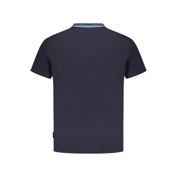 Napapijri ανδρικό t-shirt σε μπλε χρώμα με στρογγυλή λαιμόκοψη και τσέπη