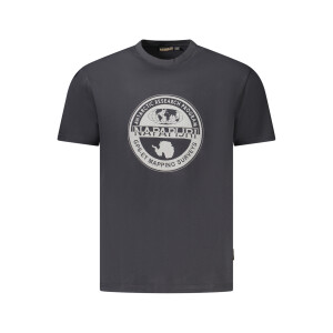 Napapijri ανδρικό t-shirt σε μαύρο χρώμα με λογότυπο