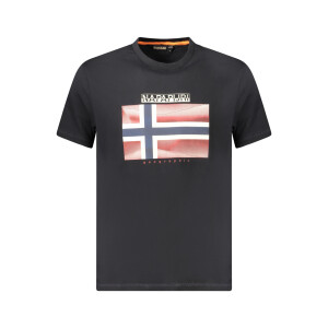 Napapijri ανδρικό t-shirt σε μαύρο χρώμα με λογότυπο