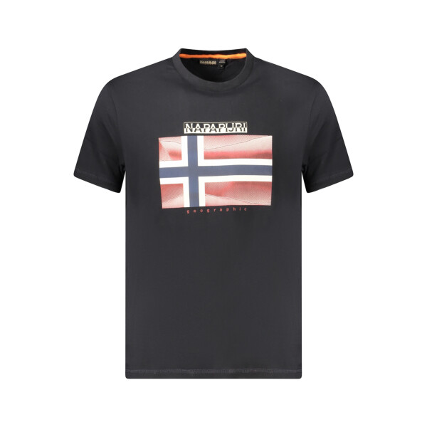 Napapijri ανδρικό t-shirt σε μαύρο χρώμα με λογότυπο