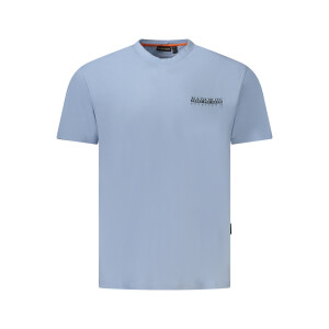 Napapijri ανδρικό t-shirt σε μπλε χρώμα με στρογγυλή λαιμόκοψη