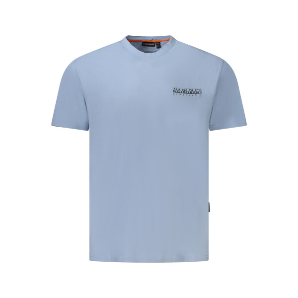 Napapijri ανδρικό t-shirt σε μπλε χρώμα με στρογγυλή λαιμόκοψη