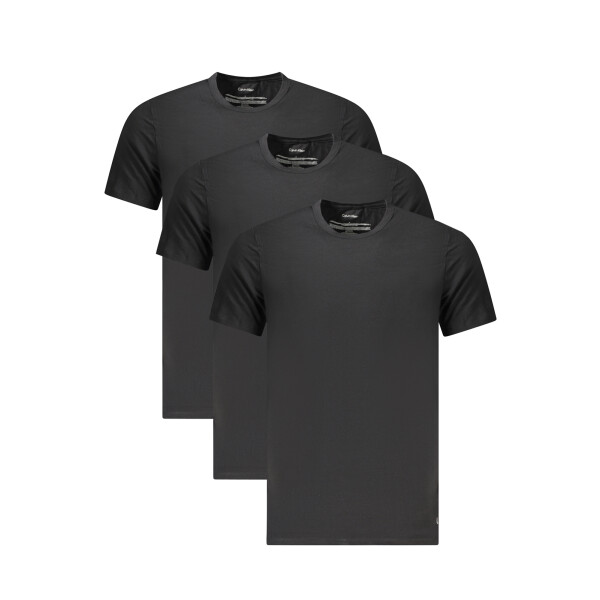 Calvin Klein Ανδρικό Μαύρο T-shirt με στρογγυλή λαιμόκοψη
