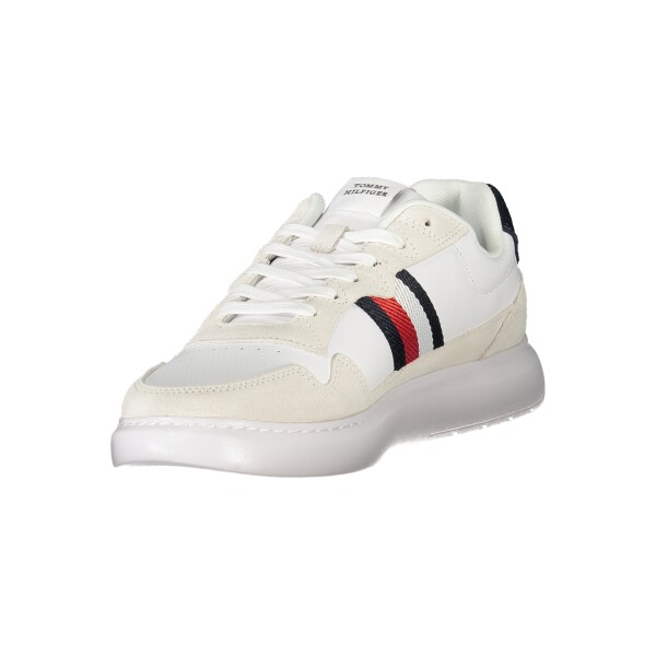 Tommy Hilfiger ανδρικά sneakers σε λευκό χρώμα με κορδόνια