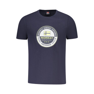NORWAY 1963 Ανδρικό Μπλε T-shirt με κοντά μανίκια και λογότυπο