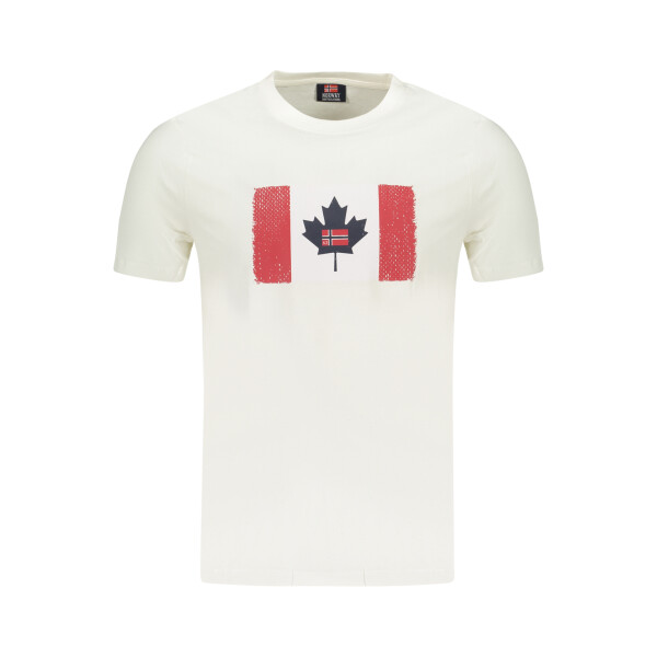 NORWAY 1963 Ανδρικό Λευκό T-shirt με κοντά μανίκια και print λογότυπο