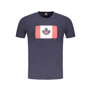 NORWAY 1963 Ανδρικό Μπλε T-shirt με στρογγυλή λαιμόκοψη και λογότυπο