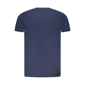 ACCADEMIA MILITARE Ανδρικό Μπλε T-shirt με κοντά μανίκια και λογότυπο