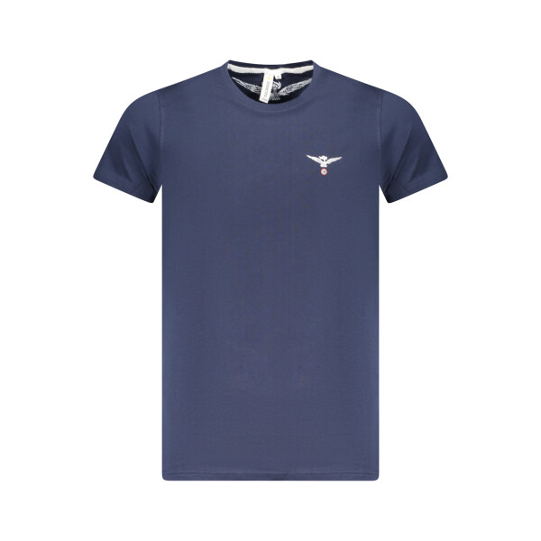 ACCADEMIA MILITARE ανδρικό t-shirt σε μπλε χρώμα με κοντά μανίκια και print λογότυπο