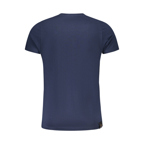 ACCADEMIA MILITARE ανδρικό μπλε t-shirt με κοντά μανίκια και λογότυπο