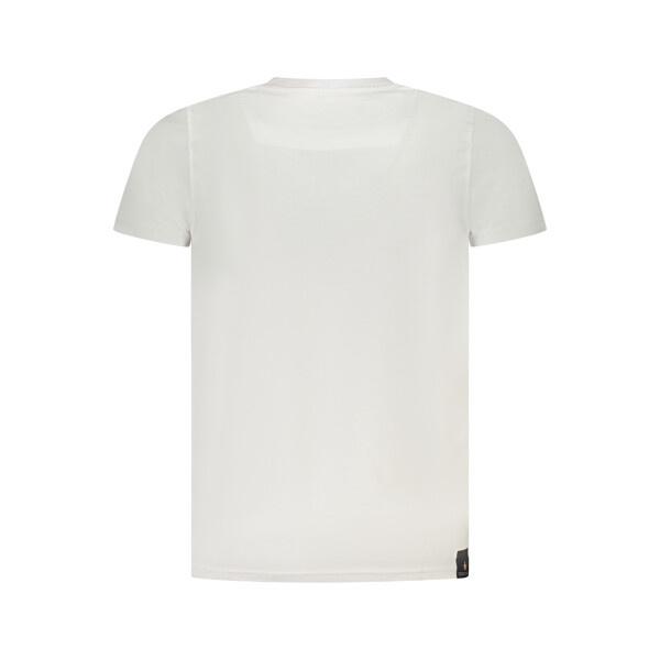 Accademia Militare ανδρικό λευκό t-shirt με κοντά μανίκια και print λογότυπο
