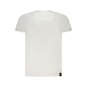 ACCADEMIA MILITARE Ανδρικό Λευκό T-shirt με print λογότυπο