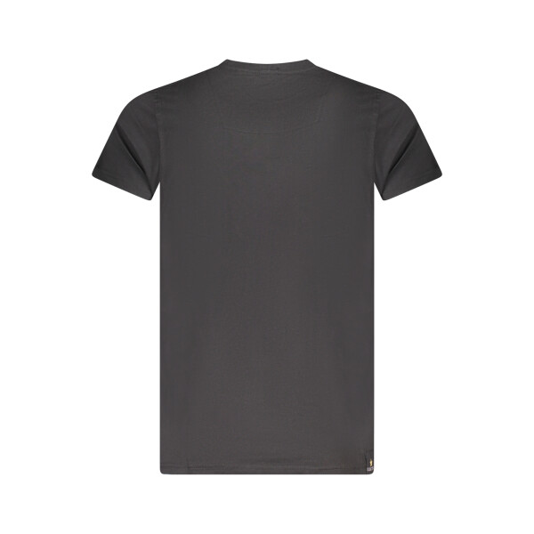 Accademia Militare ανδρικό t-shirt σε μαύρο χρώμα με κοντά μανίκια και print