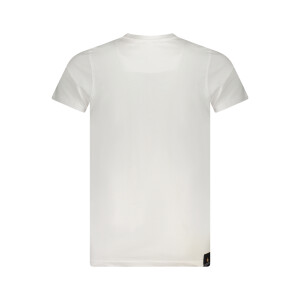 ACCADEMIA MILITARE Ανδρικό Λευκό T-shirt με κοντά μανίκια και λογότυπο