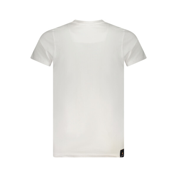 ACCADEMIA MILITARE Ανδρικό Λευκό T-shirt με κοντά μανίκια και λογότυπο