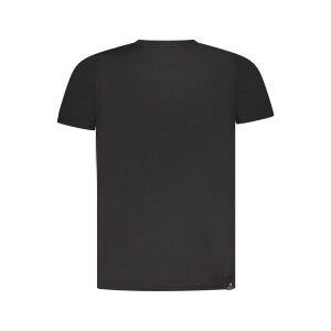 ACCADEMIA MILITARE Ανδρικό Μαύρο T-shirt με κοντά μανίκια και print