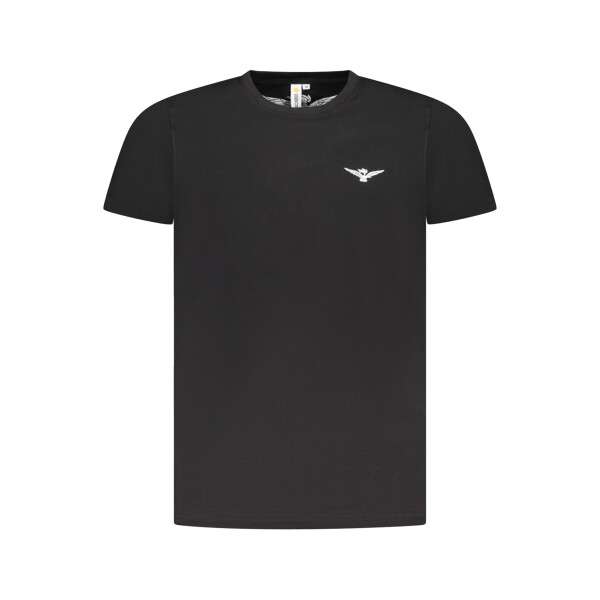 ACCADEMIA MILITARE Ανδρικό Μαύρο T-shirt με κοντά μανίκια και print