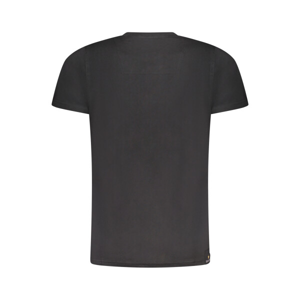 ESERCITO 1659 Ανδρικό Μαύρο T-shirt με κοντά μανίκια και λογότυπο