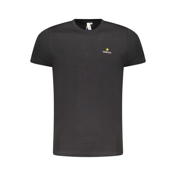 ESERCITO 1659 Ανδρικό Μαύρο T-shirt με κοντά μανίκια και λογότυπο