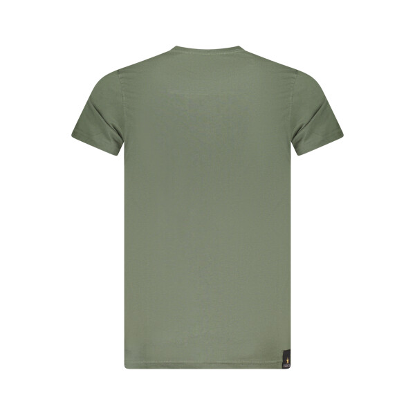 ACCADEMIA MILITARE Ανδρικό Πράσινο T-Shirt με κοντά μανίκια και print λογότυπο
