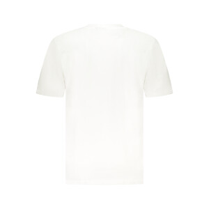 U.S. GRAND Ανδρικό Λευκό T-Shirt με κοντά μανίκια και print λογότυπο