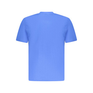 U.S. GRAND ανδρικό μπλε T-shirt με στρογγυλή λαιμόκοψη και κεντημένο λογότυπο