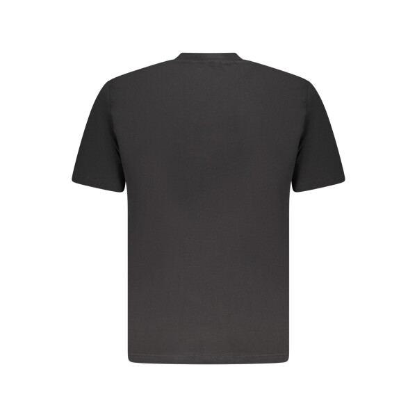 U.S. GRAND Ανδρικό Μαύρο T-shirt με στρογγυλή λαιμόκοψη και λογότυπο