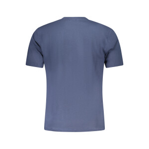 U.S. GRAND ανδρικό t-shirt σε μπλε χρώμα με στρογγυλή λαιμόκοψη και print λογότυπο