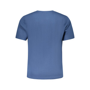 U.S. GRAND Ανδρικό Μπλε T-shirt με στρογγυλή λαιμόκοψη και print λογότυπο