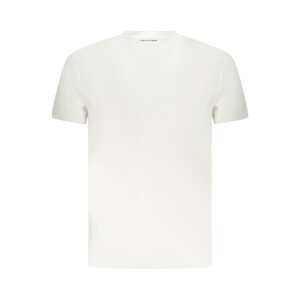 Trussardi Ανδρικό Λευκό T-shirt με κοντά μανίκια και λογότυπο