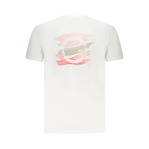 Trussardi ανδρικό λευκό t-shirt με κοντά μανίκια και λογότυπο