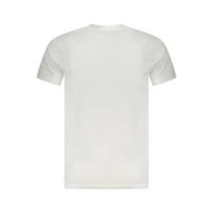 Cavalli Class ανδρικό λευκό t-shirt με κοντά μανίκια και λογότυπο