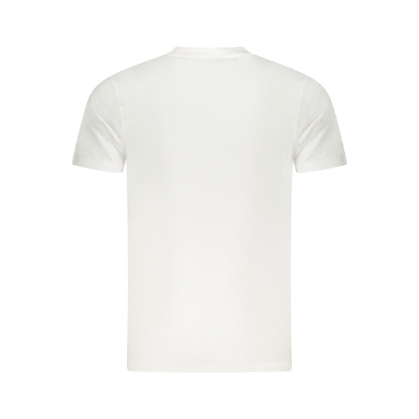 CAVALLI CLASS Ανδρικό Λευκό T-shirt με print λογότυπο