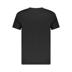 Cavalli Class ανδρικό t-shirt σε μαύρο χρώμα με κοντά μανίκια και λογότυπο