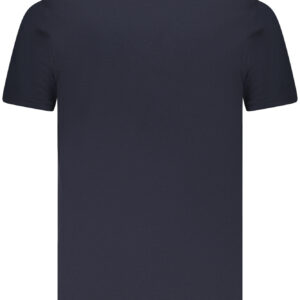 CAVALLI CLASS Ανδρικό Μπλε T-shirt με print λογότυπο