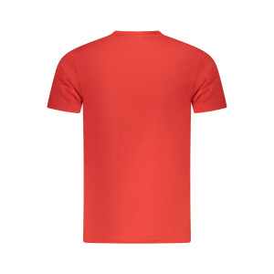 Cavalli Class Ανδρικό Κόκκινο T-Shirt με κοντά μανίκια και λογότυπο