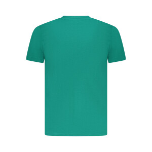 CAVALLI CLASS Ανδρικό Πράσινο T-Shirt με στρογγυλή λαιμόκοψη και print λογότυπο