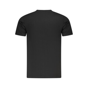 Cavalli Class Ανδρικό Μαύρο T-Shirt με κοντά μανίκια και λογότυπο
