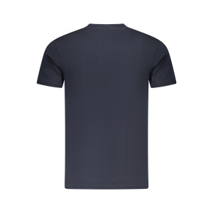 CAVALLI CLASS Ανδρικό Μπλε T-Shirt με print λογότυπο
