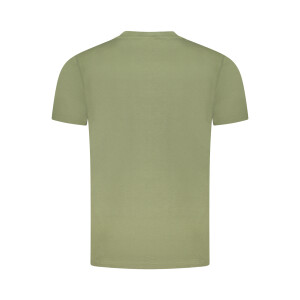 Cavalli Class ανδρικό πράσινο t-shirt με στρογγυλή λαιμόκοψη και print λογότυπο