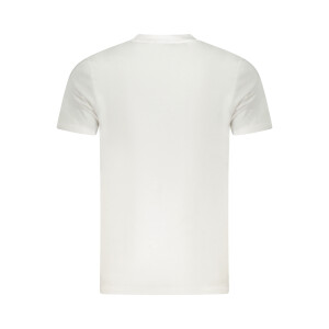CAVALLI CLASS Ανδρικό Λευκό T-Shirt με print λογότυπο