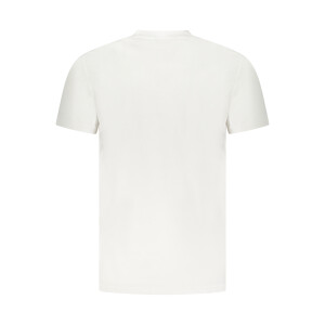 CAVALLI CLASS Ανδρικό Λευκό T-Shirt με print λογότυπο