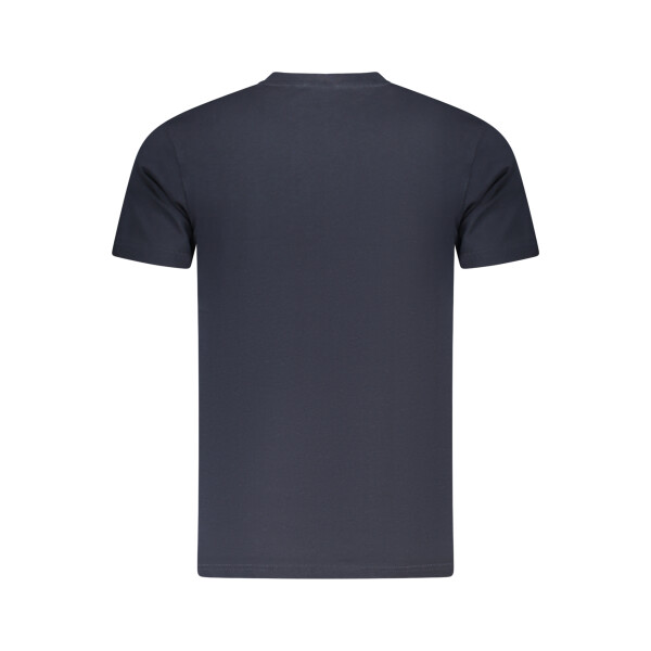 CAVALLI CLASS Ανδρικό Μπλε T-shirt με κοντά μανίκια και λογότυπο